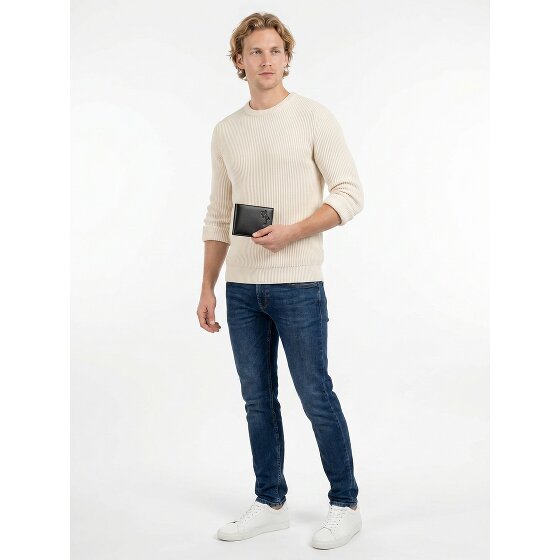 oxmox Leather Geldbörse RFID Schutz Leder 13 cm