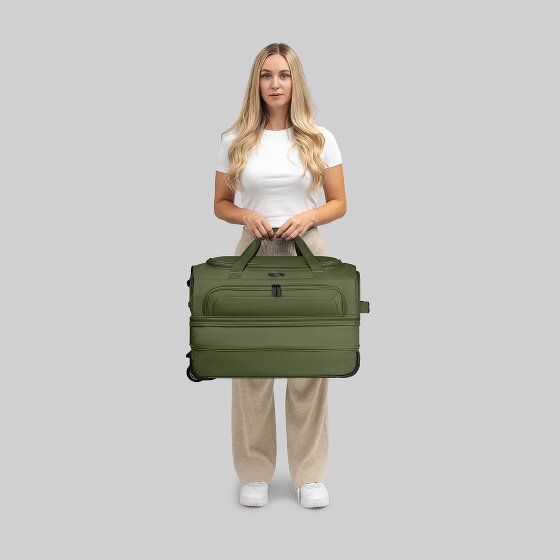Redolz Duffle Essentials 2-Rollen Reisetasche 55 cm M mit Dehnfalte