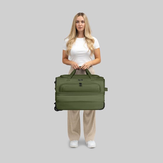 Redolz Duffle Essentials 2-Rollen Reisetasche 55 cm M mit Dehnfalte