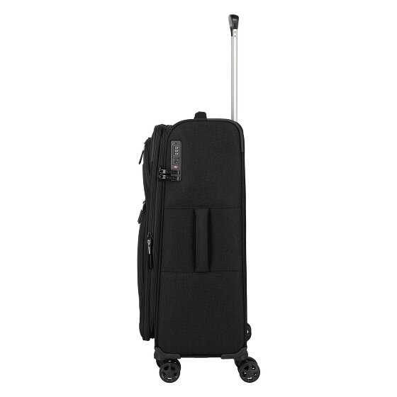 Travelite Kick Off 4 Rollen Trolley M 67 cm mit Dehnfalte