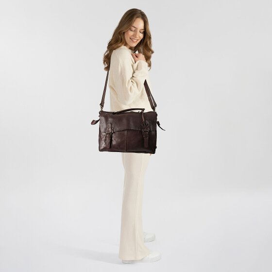 Harbour 2nd Cool Casual Aktentaschen Messenger Leder 36 cm Laptopfach
