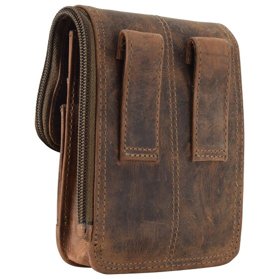 Greenburry Vintage Gürteltasche Leder 14,5 cm