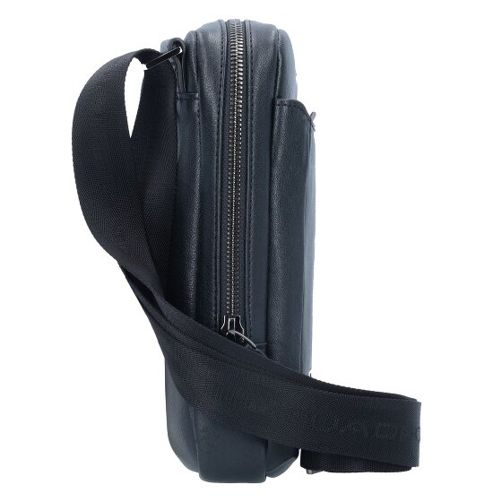 Piquadro Black Square Umhängetasche Leder 17 cm
