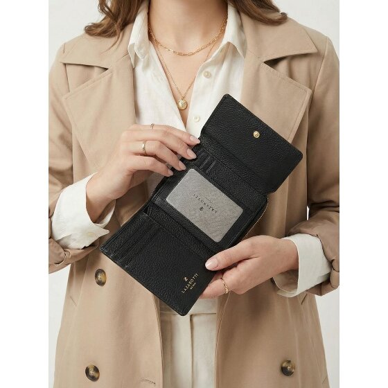 Lazarotti Bologna Leather Zip-Around Geldbörse Leder 12 cm