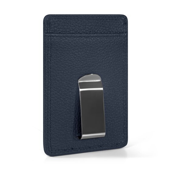 Redolz Leather Essentials Kreditkartenetui RFID Leder 7 cm mit Geldscheinklammer