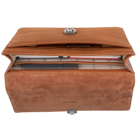 Leonhard Heyden Bergamo Aktentasche Leder 38 cm Laptopfach