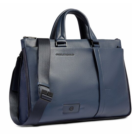 Piquadro Russel Aktentasche RFID Schutz Leder 42 cm Laptopfach