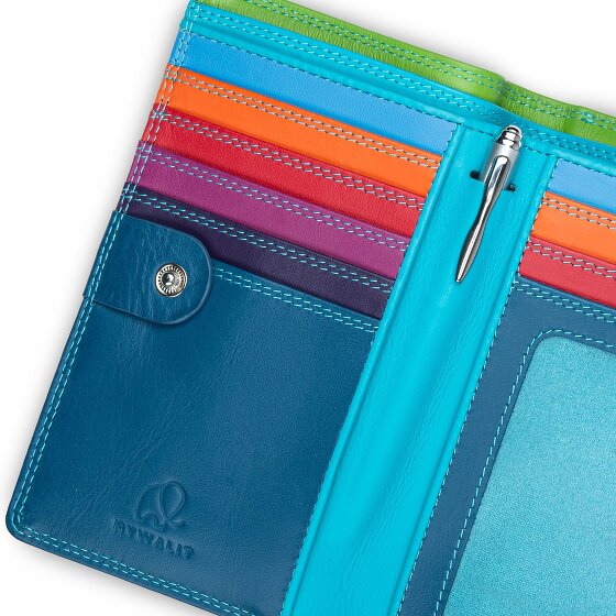 Mywalit Geldbörse RFID Schutz Leder 8 cm
