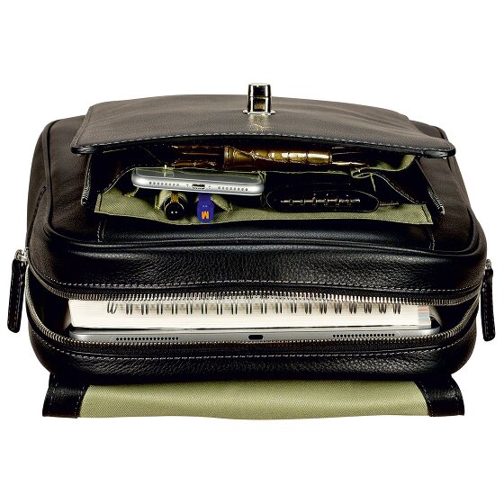 Leonhard Heyden Nizza City Rucksack Leder 34 cm