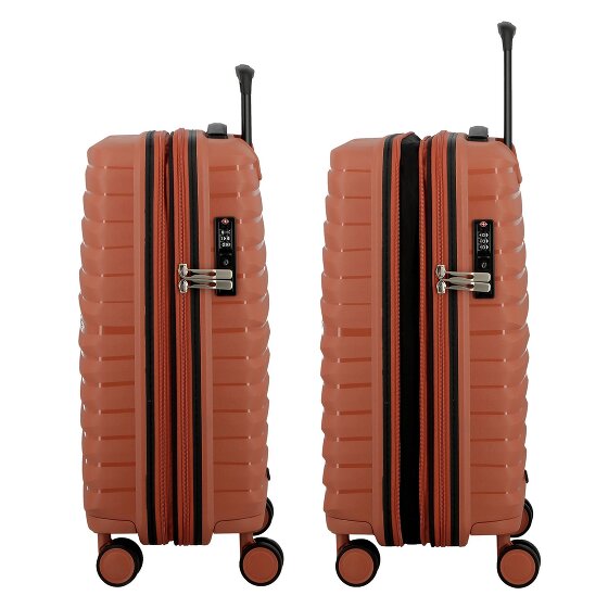 Jump Xwave 4 Rollen Kabinentrolley 55 cm mit Dehnfalte