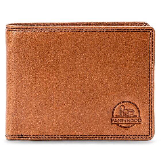 Farmhood Memphis Geldbörse RFID Schutz Leder 12.5 cm