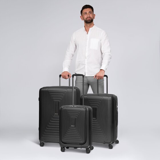 Redolz Essentials 14 4 Rollen Kofferset 3-teilig mit Dehnfalte
