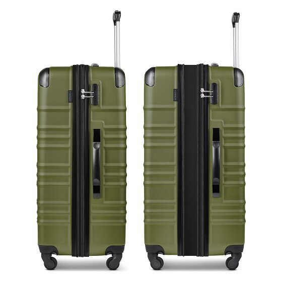 Wenger Amplar Evo 4 Rollen Trolley L 75 cm mit Dehnfalte