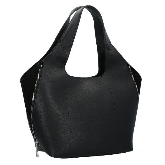 Karl Lagerfeld Hardware Shopper Tasche Leder 34 cm mit Dehnfalte