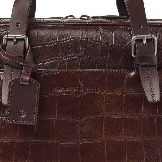 Castelijn & Beerens Aktentasche Leder 41 cm Laptopfach