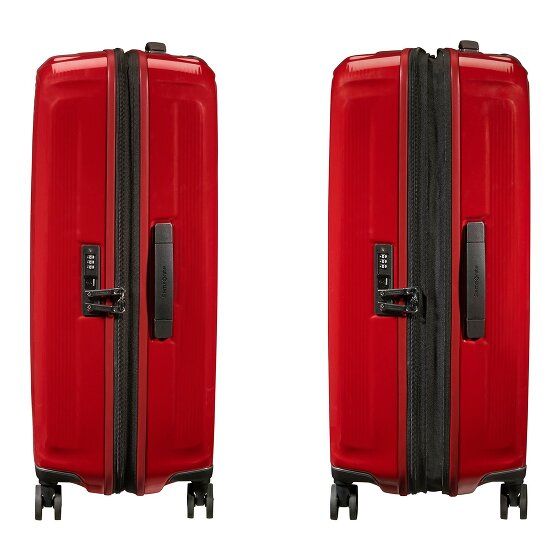 Samsonite Nuon 4 Rollen Trolley 69 cm mit Dehnfalte