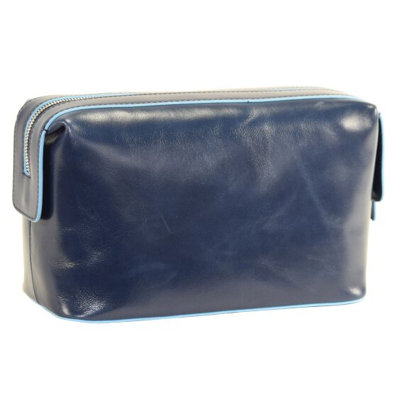 Piquadro Blue Square Kulturbeutel Leder 23 cm