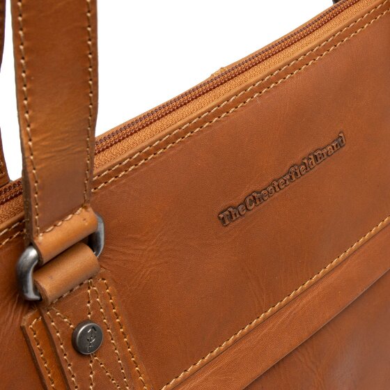 The Chesterfield Brand Branson Schultertasche Leder 37 cm Laptopfach