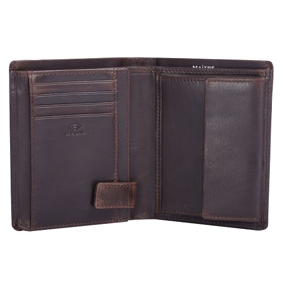 Maître Birkheim Friedolf Geldbörse RFID Schutz Leder 10 cm