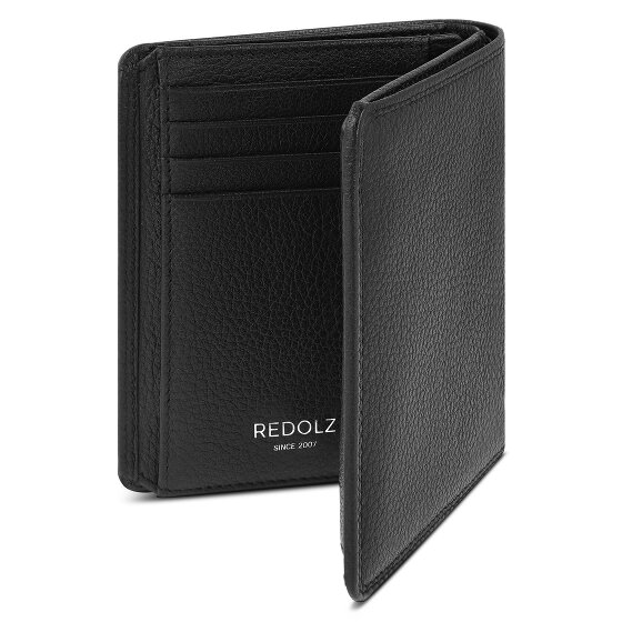 Redolz Leather Essentials HF Geldbörse RFID Leder 9,5 cm ausklappbar