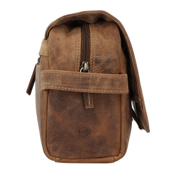 Greenburry Vintage Kulturbeutel Leder 27 cm