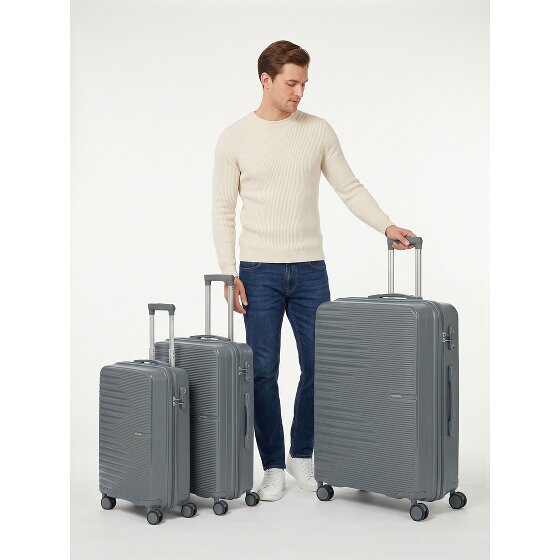 Travelite Pacific 4 Rollen Kofferset 3-teilig