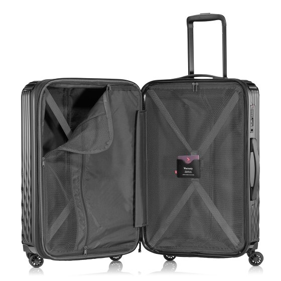 Pack Easy Flow 4 Rollen Trolley M 66 cm mit Dehnfalte