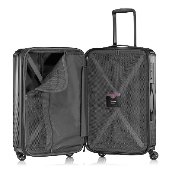 Pack Easy Flow 4 Rollen Trolley M 66 cm mit Dehnfalte