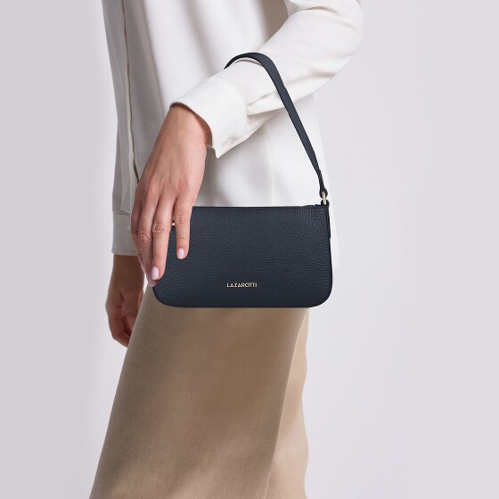 Lazarotti Bologna Leather Pochette Schultertasche Leder 22 cm