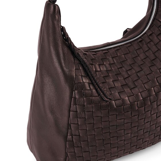 FredsBruder Calm Weave Schultertasche Leder 38 cm