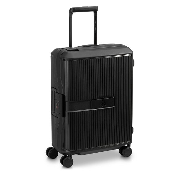 Delsey Paris x United Colors of Benetton Color Block Hardside 4-Rollen Kabinentrolley 55 cm