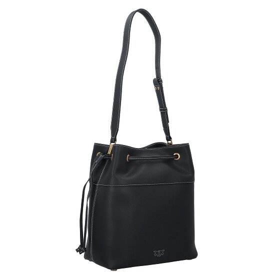 PINKO Secchiello Schultertasche Leder 25 cm