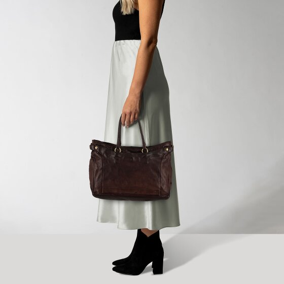 Campomaggi Mogano Handtasche Leder 33 cm