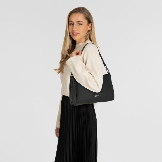 Gabs Pepita Schultertasche Leder 31 cm mit Dehnfalte