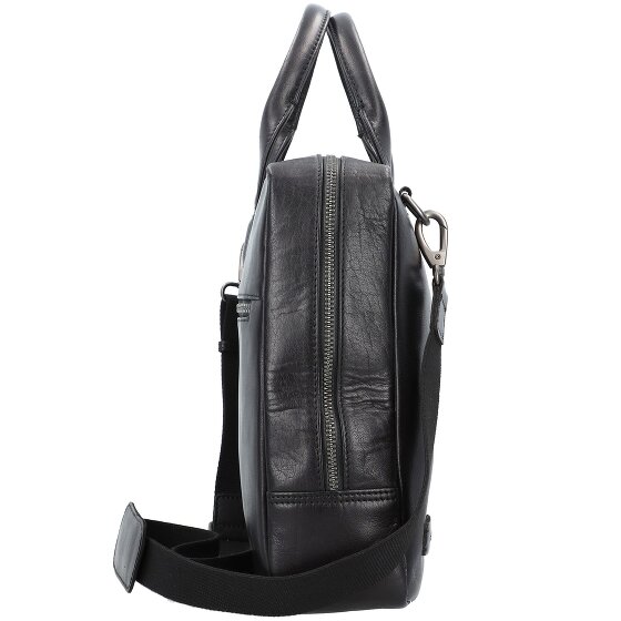 Plevier Rock Basalt Aktentasche Leder 41 cm Laptopfach