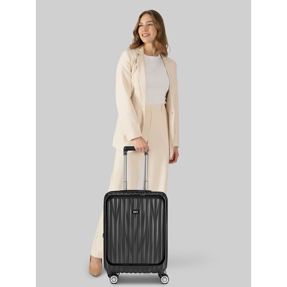 Bric's Cervia 2.0 4 Rollen Kabinentrolley S 55 cm Laptopfach mit Dehnfalte