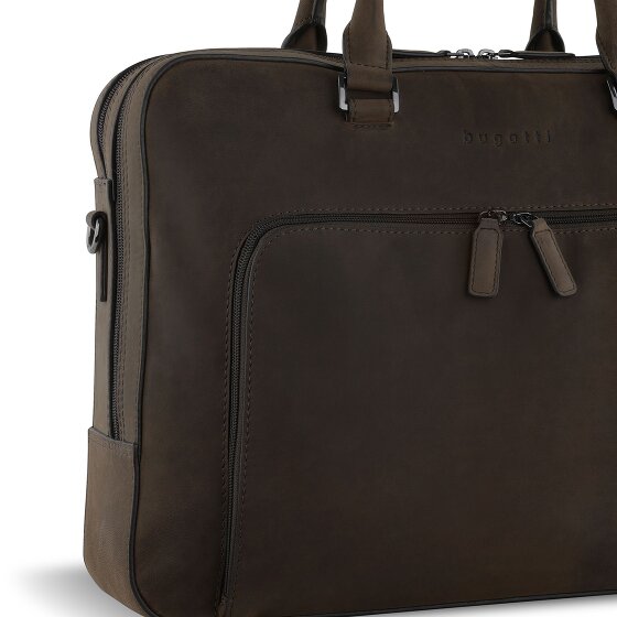 bugatti Luca Aktentasche Leder 39 cm Laptopfach