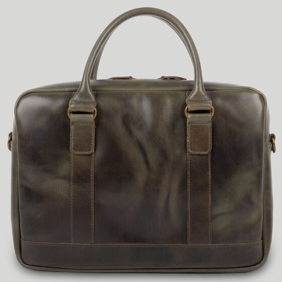 Buckle & Seam Everett Aktentasche Leder 38 cm Laptopfach