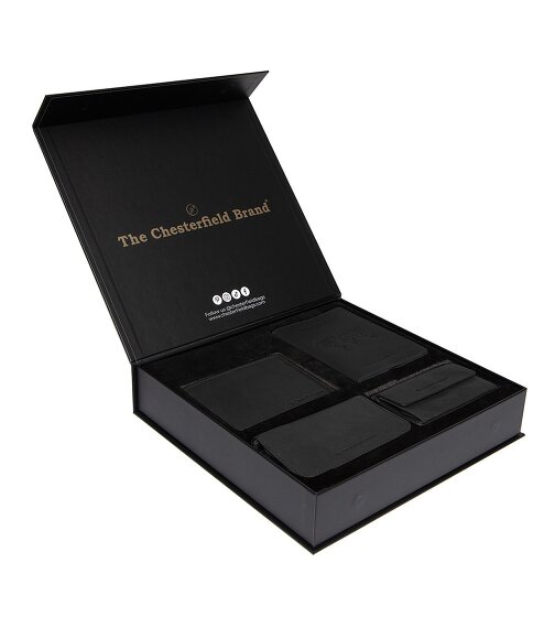 The Chesterfield Brand Geldbörse Geschenkset 4-teilig  Leder 12 cm
