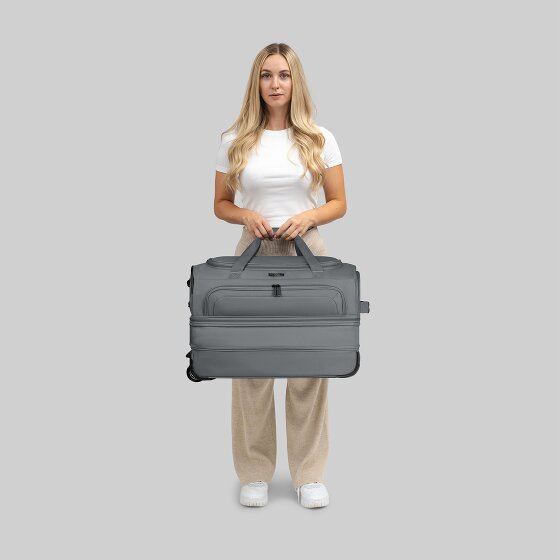 Redolz Duffle Essentials 2-Rollen Reisetasche 55 cm M mit Dehnfalte