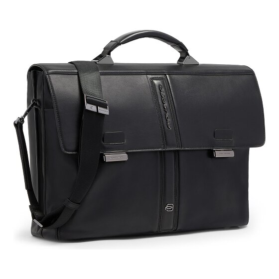 Piquadro Victor Aktentasche RFID Schutz Leder 42 cm Laptopfach