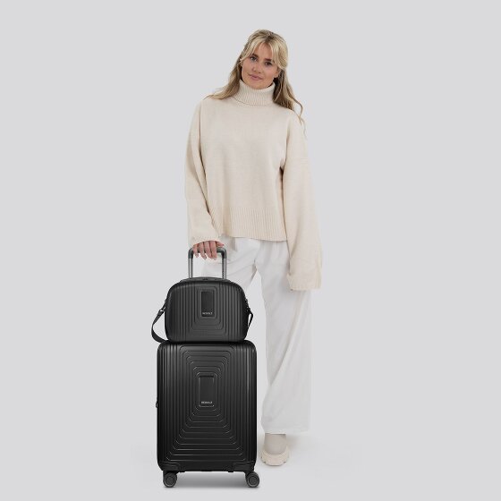 Redolz Essentials 14 Kofferset 2 tlg. Kabinentrolley mit Dehnfalte & Beautycase