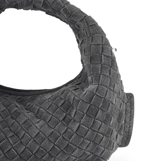 LES VISIONNAIRES Greta Micro weave Handtasche Leder 20 cm