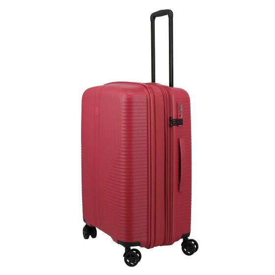 Travelite Air Stripe 4 Rollen Kofferset 3-teilig mit Dehnfalte
