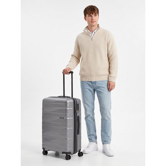 Bergpfeil Travel 4 Rollen Trolley M 66 cm mit Dehnfalte