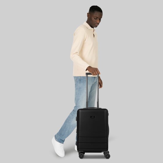 camel active Hanoi 4 Rollen Kabinentrolley S 56 cm mit Dehnfalte