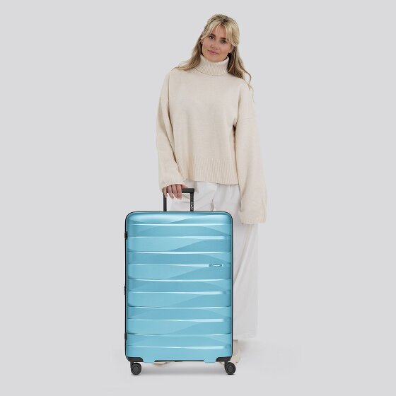 Bergpfeil Travel 4 Rollen Trolley L 75 cm mit Dehnfalte