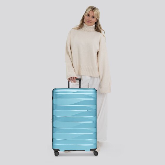 Bergpfeil Travel 4-Rollen Trolley L 75 cm mit Dehnfalte