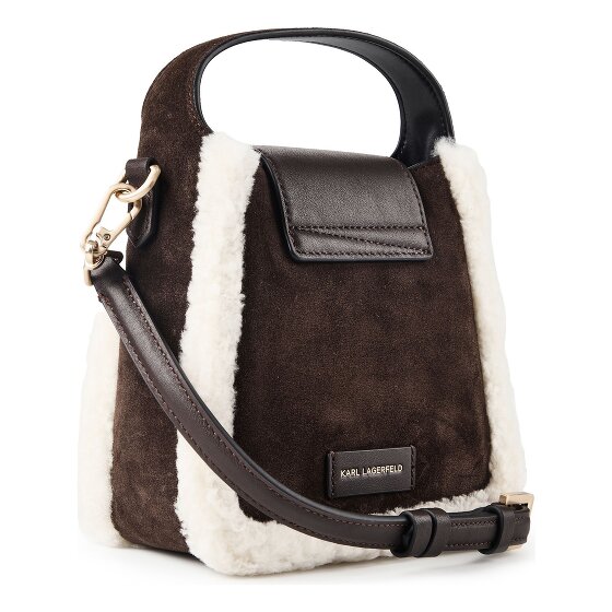 Karl Lagerfeld Signature Mini Bag Handtasche Leder 18 cm