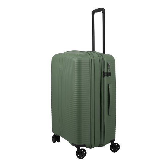 Travelite Air Stripe 4 Rollen Kofferset 3-teilig mit Dehnfalte